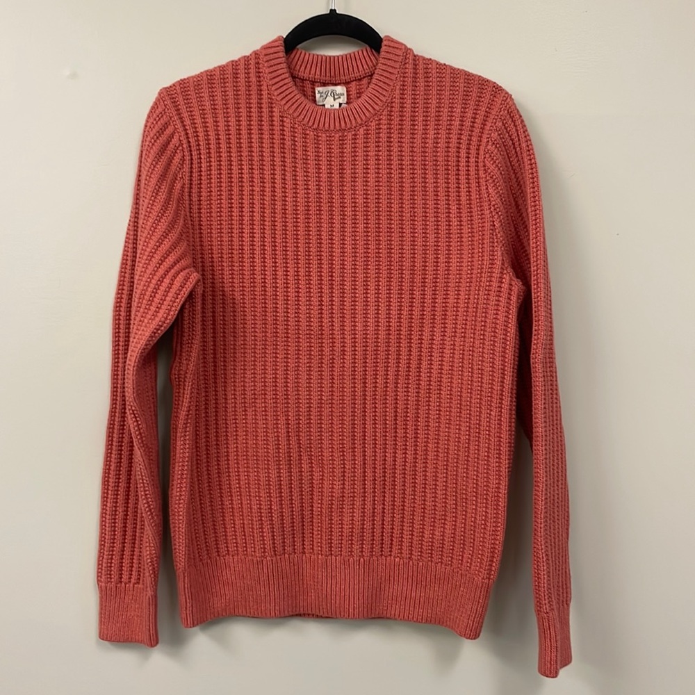J. Crew Coral Crewneck Sweater
